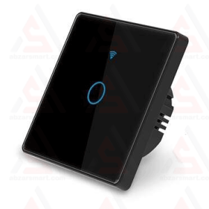 کلید هوشمند لمسی TUYA تک پل مدل RF433MHz+wifi