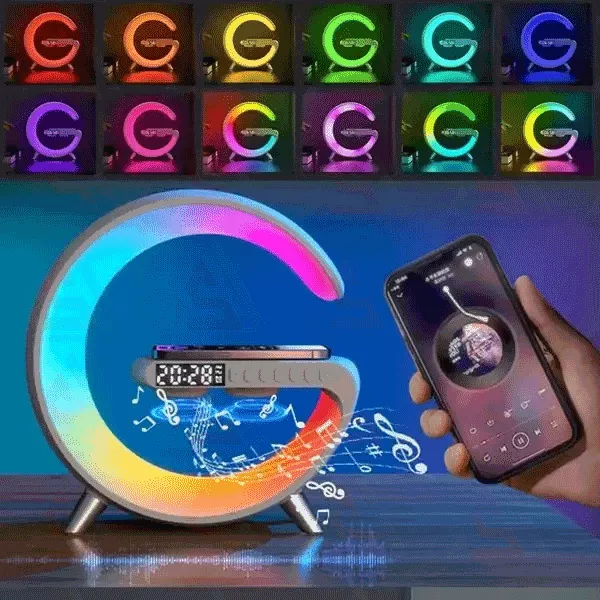 چراغ خواب RGB مدل 69-G با اسپیکر داخلی