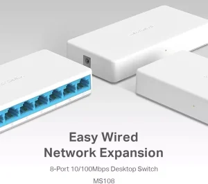 سوئیچ 8 پورت مرکوسیس مدل MS108 
