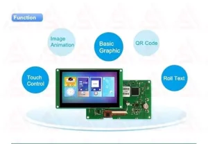 نمایشگر رنگی 7 اینچ 480*800 HMI مدل DMG80480C070_03WTC