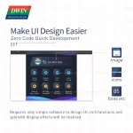 نمایشگر رنگی 10.1 اینچ 1024*600 HMI DMG10600F101_01WTC