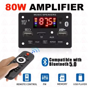 پلیر همراه و آمپلی فایر 2x40W وات مدل G018