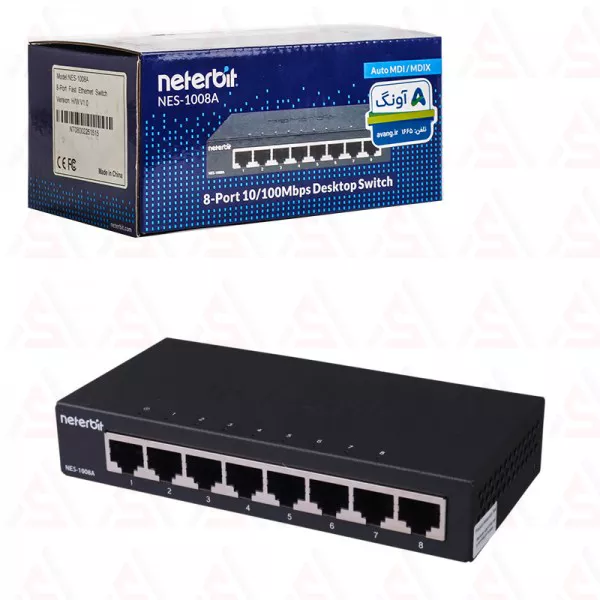 سوییچ 8 پورت نتربیت مدل NES-1008A